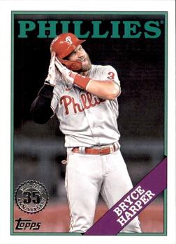 2023 Topps Heritage Bryce Harper #17 Philadelphia Phillies Baseball Card