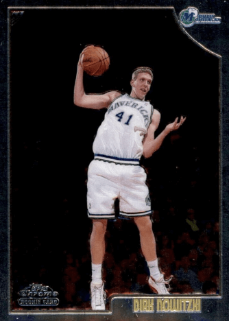 98 Topps Dirk Nowitzki Rookie Card #154