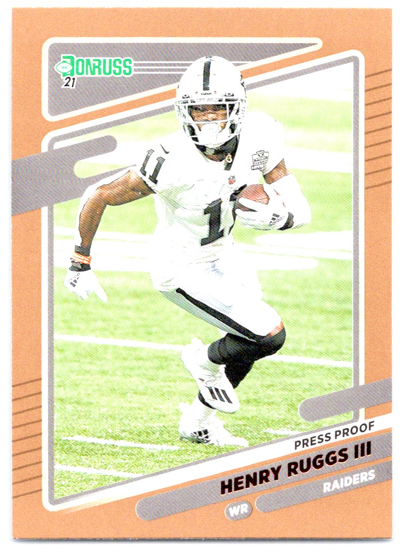 Henry Ruggs III 2020 Select Turbocharged #17 Las Vegas Raiders RC Rookie