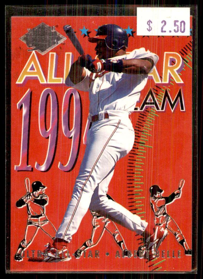  1995 Leaf Baseball Card #284 Albert Belle : Collectibles & Fine  Art