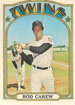 Rod Carew 2nd year high grade Topps baseball card 1968 – Fastball