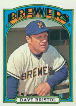 1971 Topps Dave Bristol Milwaukee Brewers #637