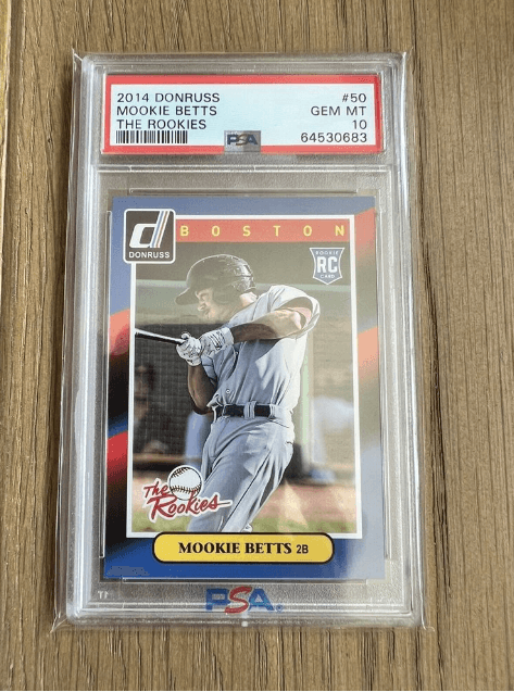 2014 Donruss The Rookies Mookie Betts #50