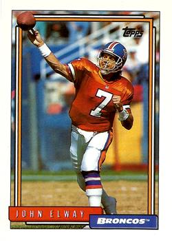 John Elway Card 1986 Topps #112