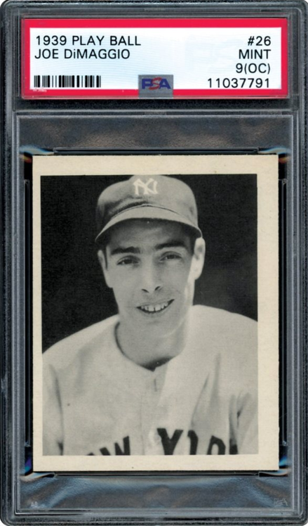 Joe Dimaggio 1941 Play Ball 71 Reprint Baseball Card 