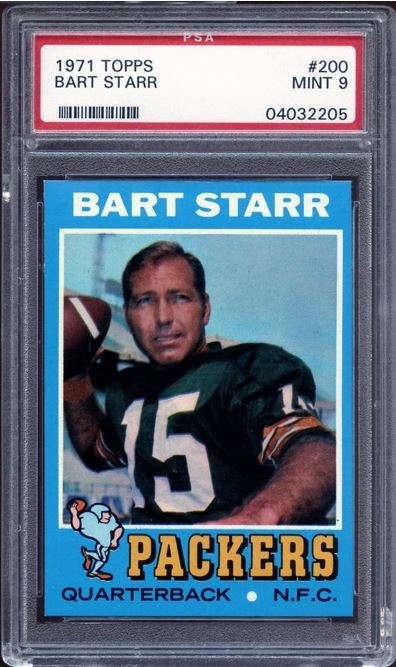 1971 Topps Bart Starr #200