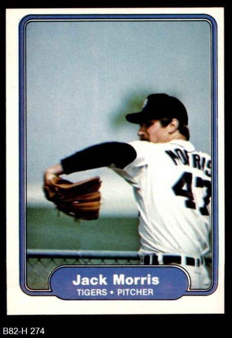 1982 Fleer Jack Morris #274