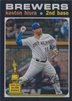 Keston Hiura 2020 Topps Inception #70 PSA Blue 9 Milwaukee Brewers