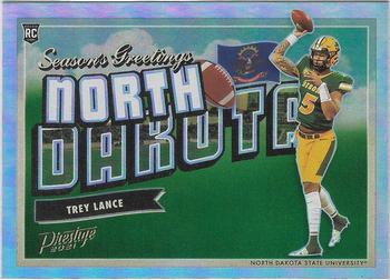 Trey Lance 2021 Panini Score Autographed Rookie Card #303 - PSA