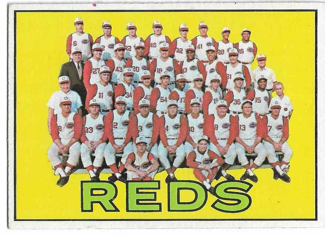  2022 Topps Heritage Cincinnati Reds Team Set of 13