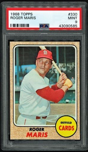 1968 Topps Roger Maris #330