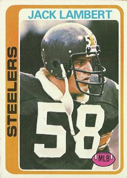 Jack Lambert 1984 Topps Instant Replay #168 - Pittsburgh Steelers at  's Sports Collectibles Store