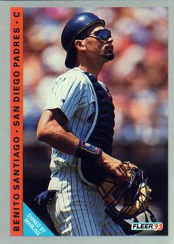 Benito Santiago - Padres #205 Donruss 1989 Baseball Trading Card