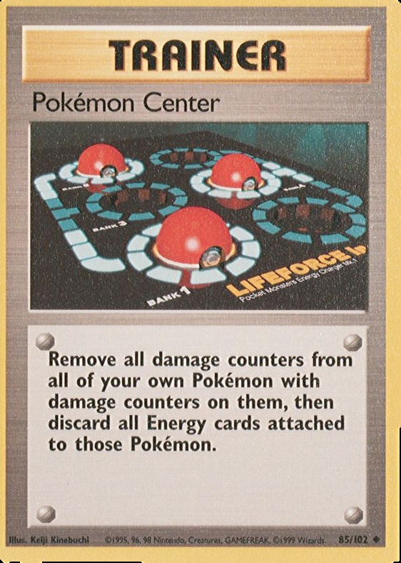 1999 Pokemon Base Set 85/102 Pokemon Center Value null | Collectibles.com