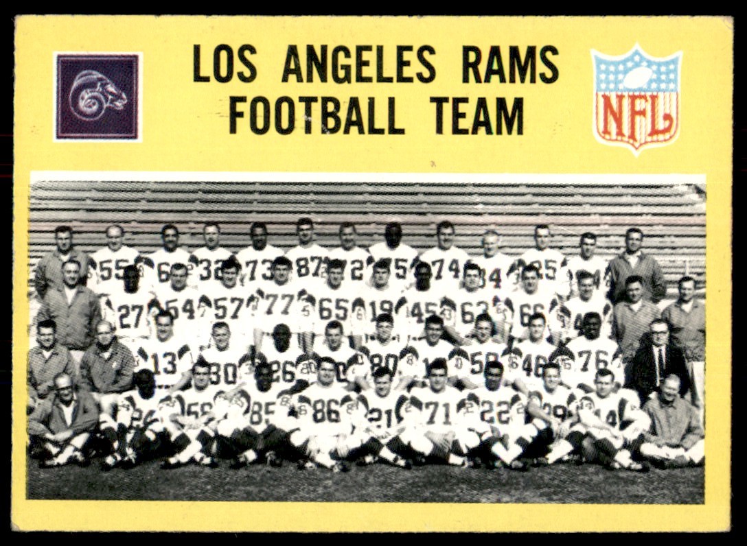 Los Angeles Rams Team Football Cards