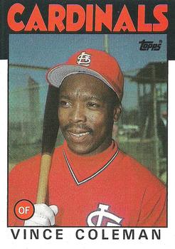 Vince Coleman Signed St. Louis Cardinals 1985 Topps Traded Rookie Baseball  Trading Card #24T – Schwartz Sports Memorabilia