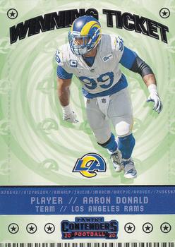 2021 PANINI PRESTIGE FOOTBALL AARON DONALD CARD No.99 Rams