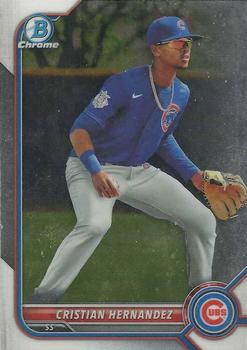 2021 Bowman Chrome 1st Bowman Cristian Hernandez Mojo Refractor RC #BCP-171  - Legends Fan Shop