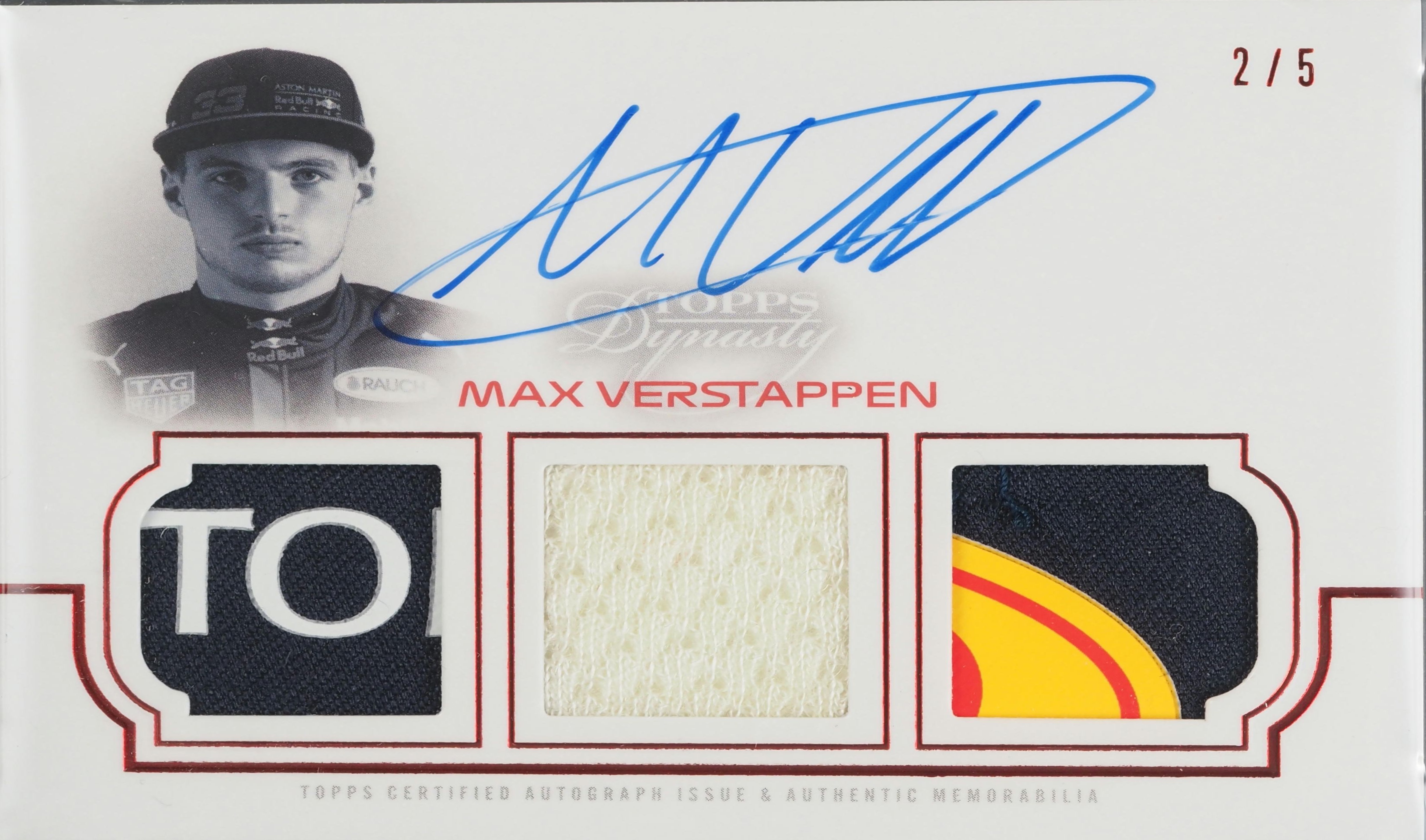 Max Verstappen Cards: Values, Rookies | Collectibles.com