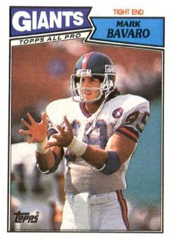 : 1989 Topps #175 Mark Bavaro NY Giants NFL Football