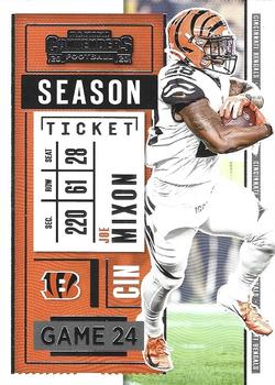 Ja'Marr Chase Bengals 2022 Panini Contenders Season Ticket Football Card #18