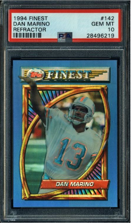 1994 Finest Refractor Dan Marino #142