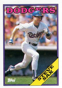  1989 Topps Baseball Card #40 Steve Sax