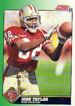 128 John Taylor - San Francisco 49ers - 1990-91 Pro Set Super Bowl