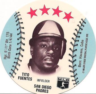  1970 Topps # 42 Tito Fuentes San Francisco Giants (Baseball  Card) VG/EX Giants : Collectibles & Fine Art