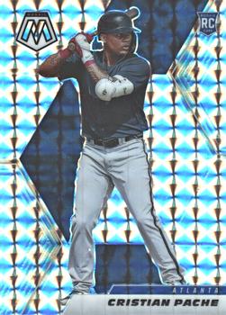 2021 Cristian Pache Blue Debuts Mosaic Panini Atlanta Braves # PD2