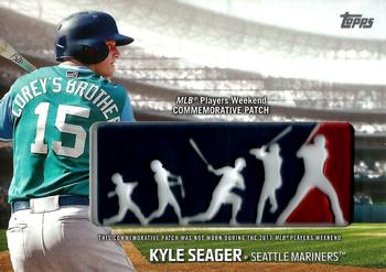 Seattle Mariners #15 Kyle Seager Green Salute to Service Stitched