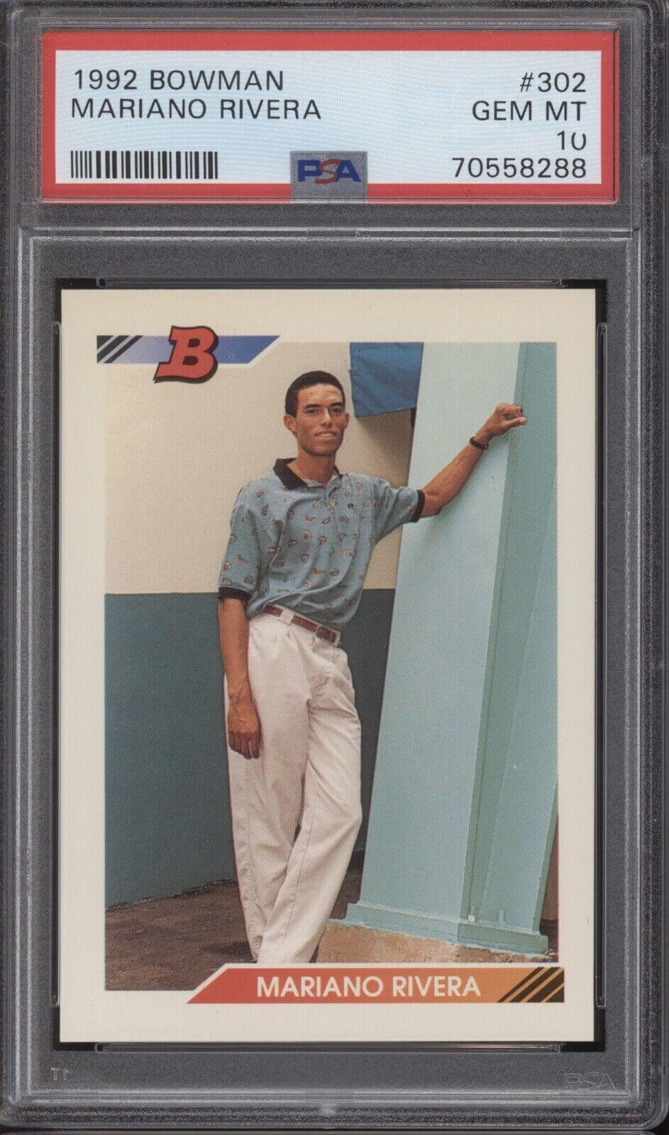1992 Bowman #302 Mariano Rivera PSA 10