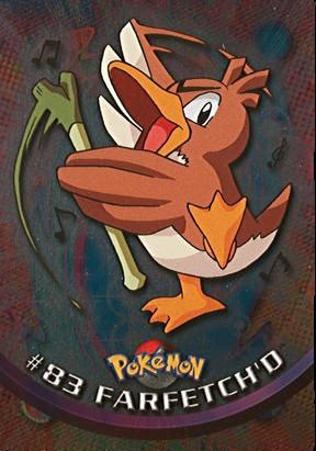 2000 Topps Pokemon TV Animation Edition Series 2 Foil 83 Farfetch'd ...