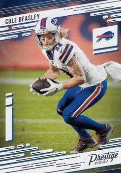 2020 Panini Prizm Red White Blue Prizm Cole Beasley Buffalo Bills #5