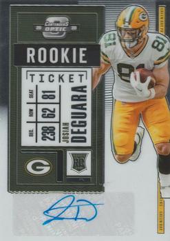 Josiah Deguara 2020 Select #400 Field Level Base RC Green Bay Packers