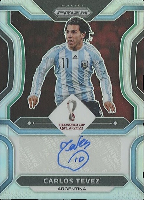 Carlos Tevez Trading Cards: Values, Tracking & Hot Deals