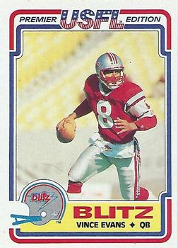 1984 Topps USFL Checklist, Team Set Lists, Top Cards, Football Card Info