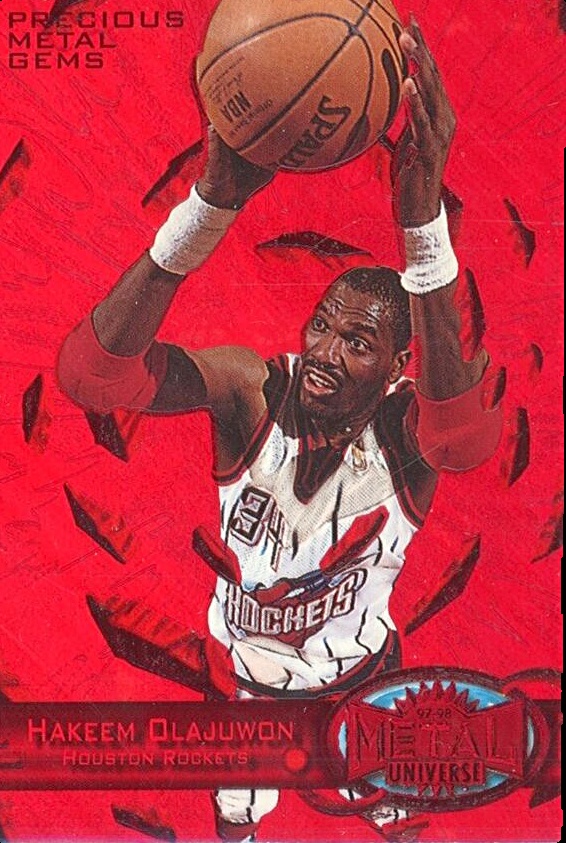 rare hakeem olajuwon cards Amazon.com: 1989-90 Hoops Basketball #180 Hakeem Olajuwon Houston Rockets  Official NBA Trading Card : Sports & Outdoors