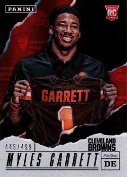 : 2017 Rookies and Stars #202 Myles Garrett RC Rookie NFL  Football Trading Card Cleveland Browns : Collectibles & Fine Art