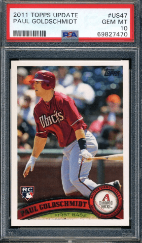 2011 Topps Update Paul Goldschmidt # US47 