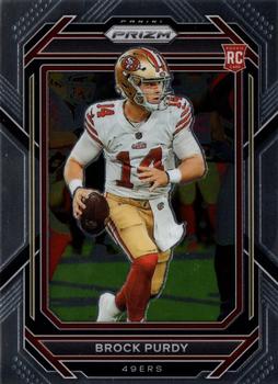 2023 Leaf Draft Football Red Parallel Brock Purdy #19 San