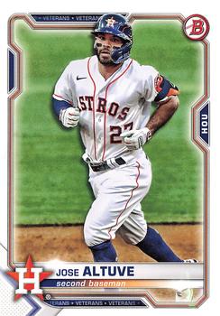 2023 TOPPS #222 JOSE ALTUVE HOUSTON ASTROS BASEBALL OFFICIAL TRADING CARD  OF THE MLB