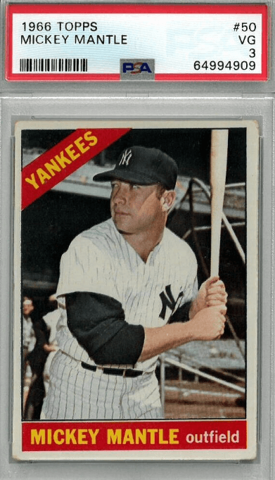 1966 Topps Mickey Mantle #50