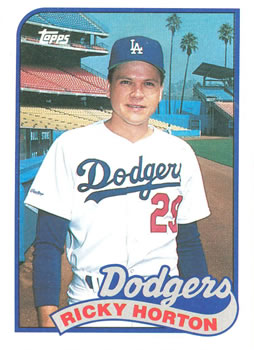 Ricky Horton autographed baseball card (Chicago White Sox) 1989 Score #145