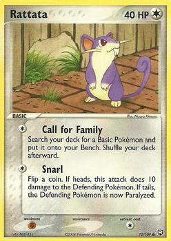 ratata pokemon card Pokémon Game Rattata Colorless Artist Rattata · FireRed & LeafGreen