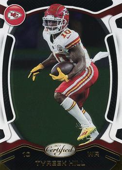 2021 Donruss Press Proof Yellow Tyreek Hill Kansas City Chiefs #117