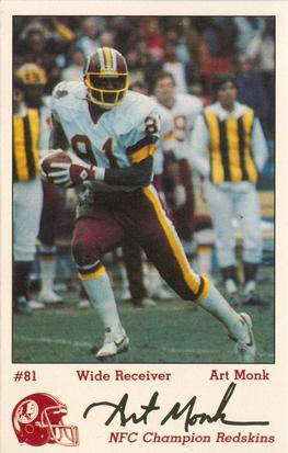 1984 Washington Redskins Police #3 Art Monk Value - Football