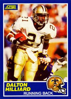 1990 Score Dalton Hilliard #90 New Orleans Saints |