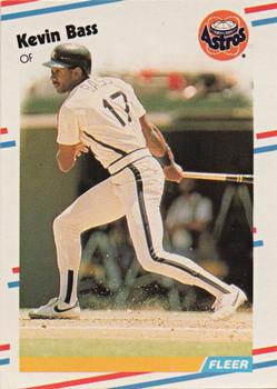 Kevin Bass - Astros #33 Score 1988 Baseball Trading Card