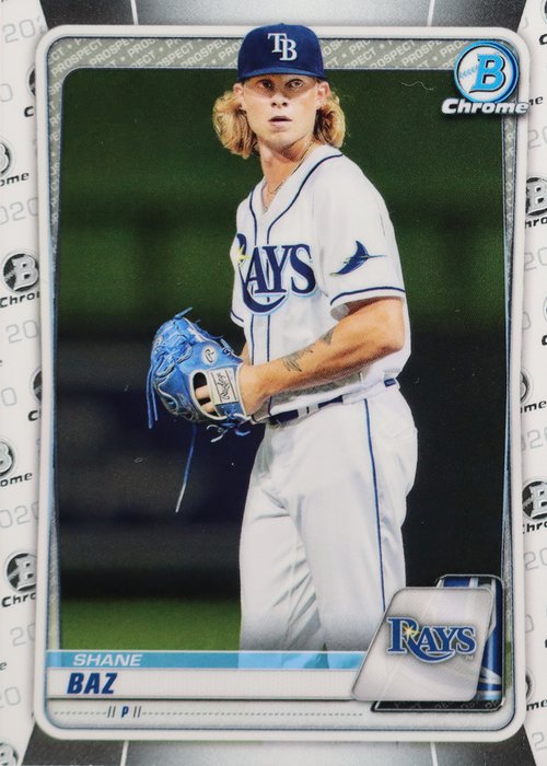 2022 Bowman Shane Baz Rookie Baseball Card AVM1